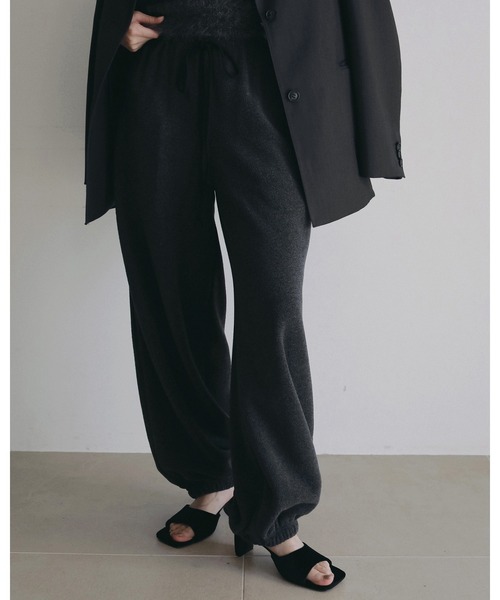 anuke（アンヌーク）の「Squaretoe Velour Mule（サンダル・レディース・ブラック/ブラウン・36inch/37inch/38inch）」の12枚目の写真