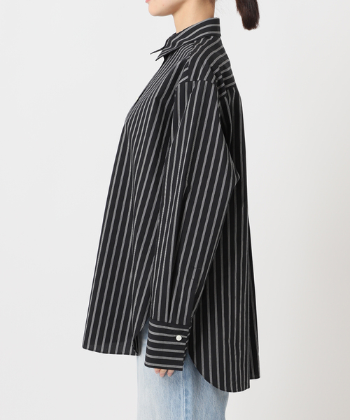 plage（プラージュ）の「R’IAM モノトーンシャツ（シャツ/ブラウス・レディース・ブラック・FREE）」の4枚目の写真