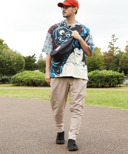 カヤ（カヤ）の「【カヤ】和面たすきバッグ（ショルダーバッグ・メンズ・ネイビー/ベージュ/ブラック/グリーン・FREE）」の9枚目の写真