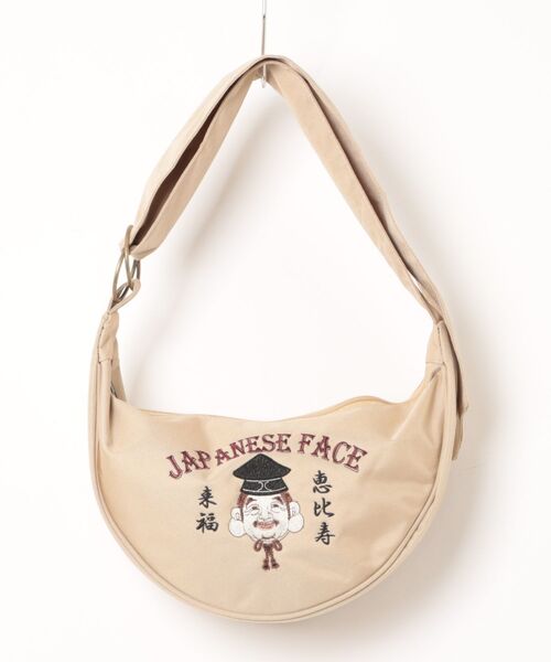 カヤ（カヤ）の「【カヤ】和面たすきバッグ（ショルダーバッグ・メンズ・ネイビー/ベージュ/ブラック/グリーン・FREE）」の10枚目の写真