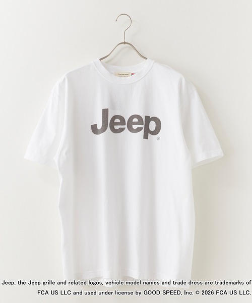 GOOD ROCK SPEED(グッドロックスピード)の「GOOD ROCK SPEED/グッドロックスピード ジープ ピグメントダイ 丸胴プリントデザインTシャツ 秋 秋服 2026年秋冬(Tシャツ/カットソー・メンズ・ホワイト/チャコールグレー/イエロー・M/L/XL)」の4枚目の写真