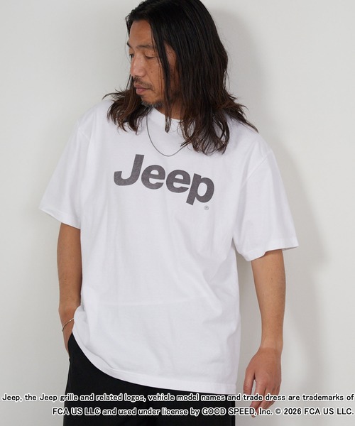 GOOD ROCK SPEED(グッドロックスピード)の「GOOD ROCK SPEED/グッドロックスピード ジープ ピグメントダイ 丸胴プリントデザインTシャツ 秋 秋服 2026年秋冬(Tシャツ/カットソー・メンズ・ホワイト/チャコールグレー/イエロー・M/L/XL)」の7枚目の写真