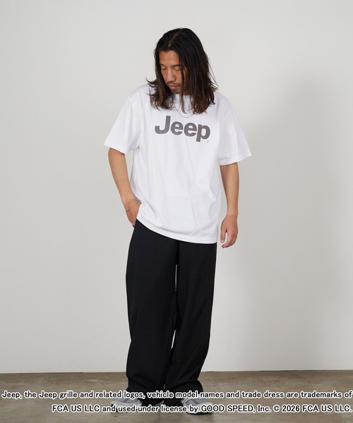 GOOD ROCK SPEED(グッドロックスピード)の「GOOD ROCK SPEED/グッドロックスピード ジープ ピグメントダイ 丸胴プリントデザインTシャツ 秋 秋服 2026年秋冬(Tシャツ/カットソー・メンズ・ホワイト/チャコールグレー/イエロー・M/L/XL)」の11枚目の写真