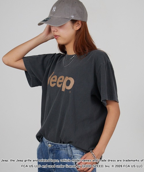 GOOD ROCK SPEED(グッドロックスピード)の「GOOD ROCK SPEED/グッドロックスピード ジープ ピグメントダイ 丸胴プリントデザインTシャツ 秋 秋服 2026年秋冬(Tシャツ/カットソー・メンズ・ホワイト/チャコールグレー/イエロー・M/L/XL)」の15枚目の写真
