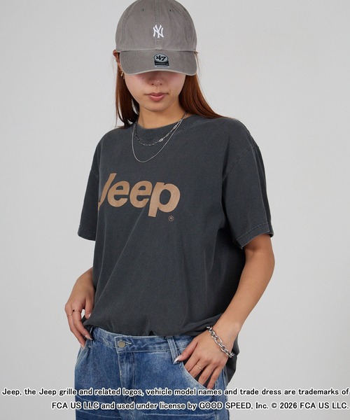 GOOD ROCK SPEED(グッドロックスピード)の「GOOD ROCK SPEED/グッドロックスピード ジープ ピグメントダイ 丸胴プリントデザインTシャツ 秋 秋服 2026年秋冬(Tシャツ/カットソー・メンズ・ホワイト/チャコールグレー/イエロー・M/L/XL)」の17枚目の写真