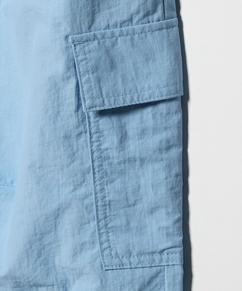 green label relaxing(グリーンレーベルリラクシング)の「【スタメンシリーズ】タッサーカーゴパンツ / キッズ 100cm-160cm 撥水 UVカット(その他パンツ・キッズ・オリーブ/ライトブルー/ダークグレー・140cm/130cm/110cm/100cm/150cm/120cm/160cm)」の9枚目の写真