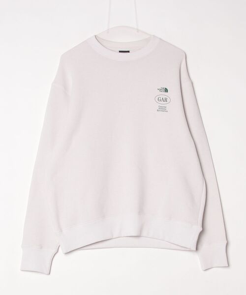 THE NORTH FACE(ザノースフェイス)の「GAR Sweat Crew NT12666(Tシャツ/カットソー・メンズ・グレー/ブラック・LARGE/MEDIUM/SMALL/X-LARGE)」の2枚目の写真
