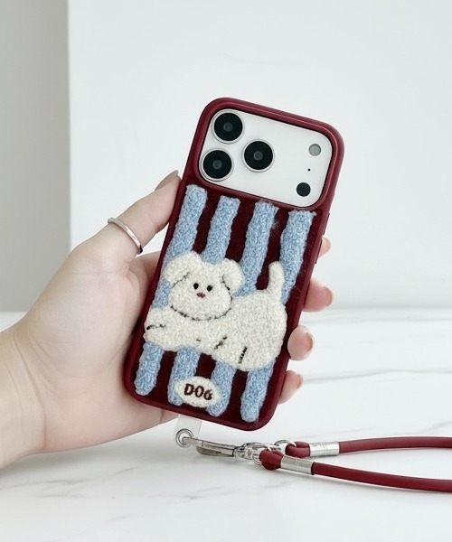 Dog Rug iPhone Case 16 17 Pro ProMax（スマホケース/カバー）｜Fun