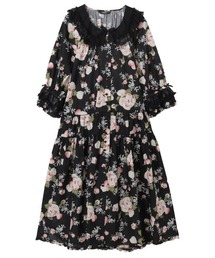 PINK HOUSE | ポワン・ド・ローズプリントミディワンピース(ワンピース)