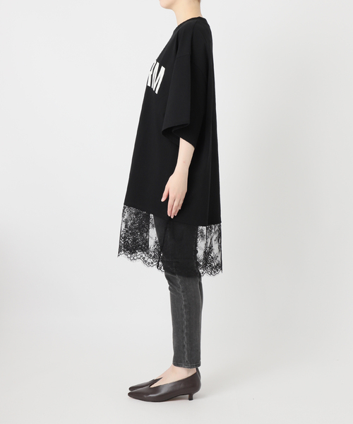 ARCHIVE STANCE(アーカイブスタンス)の「《WEB限定追加》【ARCHIVE STANCE】 lace switching Tee(Tシャツ/カットソー・レディース・アイボリー/ブラック・FREE)」の22枚目の写真