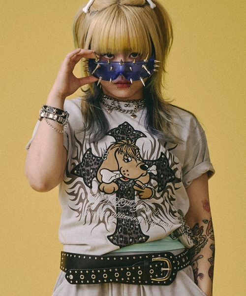 GALFY(ガルフィー)の「【GALFY/ガルフィー】マジマブ TEE(Tシャツ/カットソー・メンズ・パープル/グレー/スミクロ・M/L/XL)」の21枚目の写真
