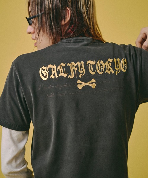 GALFY(ガルフィー)の「【GALFY/ガルフィー】マジマブ TEE(Tシャツ/カットソー・メンズ・パープル/グレー/スミクロ・M/L/XL)」の16枚目の写真