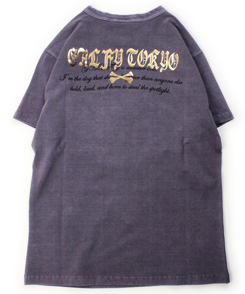GALFY(ガルフィー)の「【GALFY/ガルフィー】マジマブ TEE(Tシャツ/カットソー・メンズ・パープル/グレー/スミクロ・M/L/XL)」の9枚目の写真