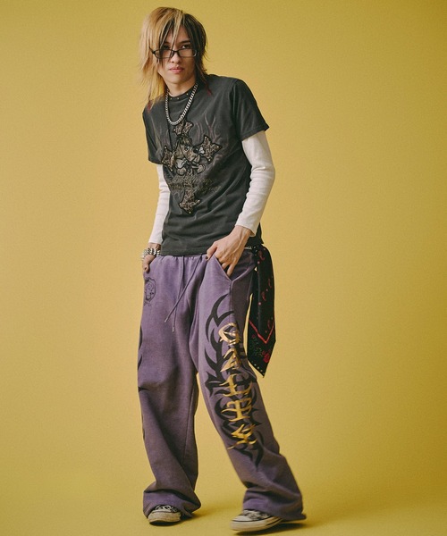 GALFY(ガルフィー)の「【GALFY/ガルフィー】マジマブ TEE(Tシャツ/カットソー・メンズ・パープル/グレー/スミクロ・M/L/XL)」の18枚目の写真