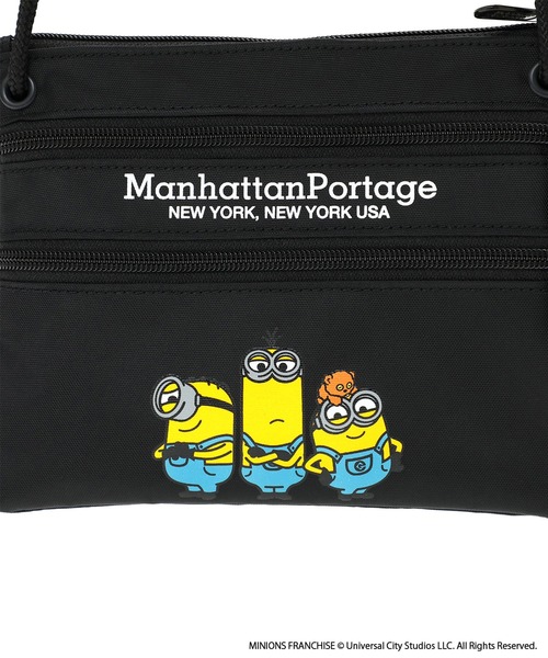 Manhattan Portage（マンハッタンポーテージ）の「Triple Zipper Pouch / MINIONS（ショルダーバッグ・レディース・ブラック・FREE）」の8枚目の写真