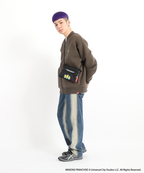 Manhattan Portage（マンハッタンポーテージ）の「Triple Zipper Pouch / MINIONS（ショルダーバッグ・レディース・ブラック・FREE）」の14枚目の写真