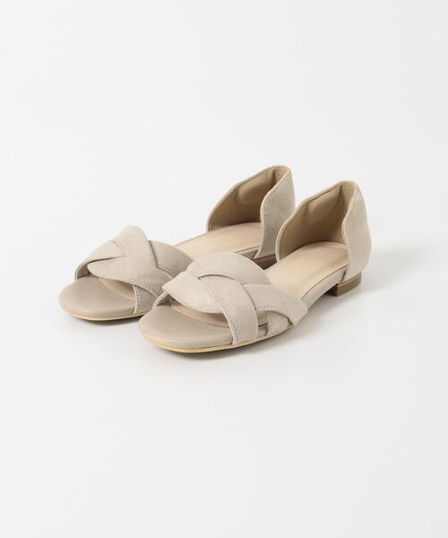 URBAN RESEARCH DOORS（アーバンリサーチドアーズ）の「セパレートフラットサンダル（サンダル・レディース・ベージュ/ネイビー/レッド・36/38/37）」の2枚目の写真