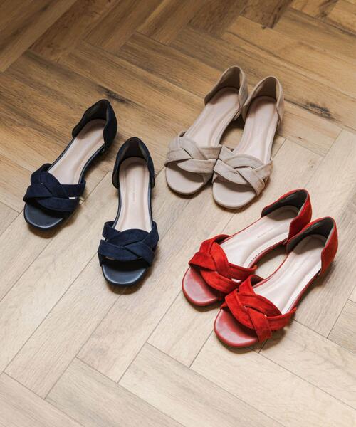 URBAN RESEARCH DOORS（アーバンリサーチドアーズ）の「セパレートフラットサンダル（サンダル・レディース・ベージュ/ネイビー/レッド・36/38/37）」の11枚目の写真