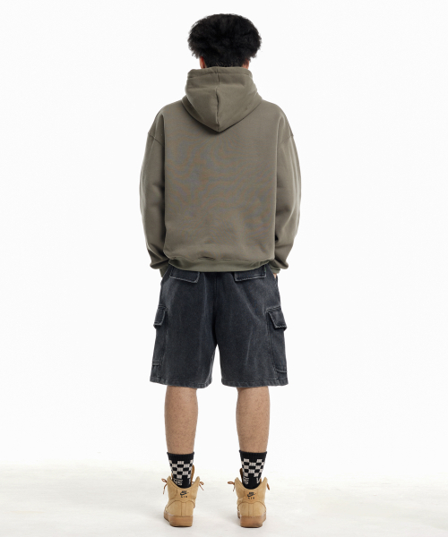 CREAM SODA LAB(クリームソーダラボ)の「ピグメントカーゴバミューダバンディングパンツブラック(その他パンツ・レディース・その他・LARGE/X-LARGE)」の3枚目の写真