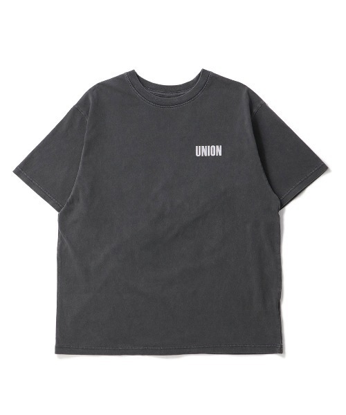 UNION（UNION TOKYO）（ユニオン）の「UNION TOKYO LIL BLOCK TEE ユニオントーキョー Tシャツ（Tシャツ/カットソー・メンズ・ライトブルー/ブラック・XL/L/M/S/XXL）」の2枚目の写真