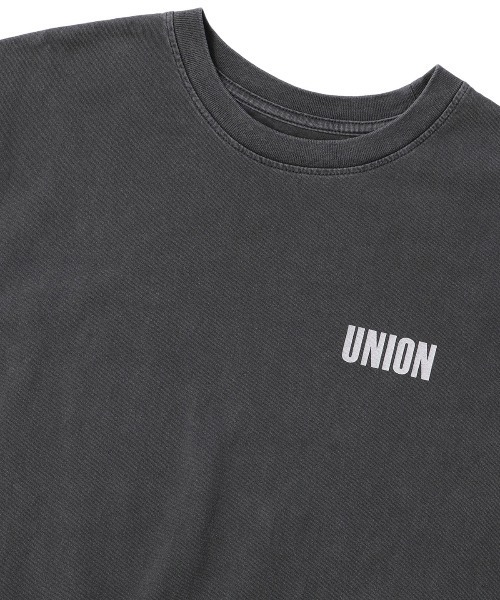 UNION（UNION TOKYO）（ユニオン）の「UNION TOKYO LIL BLOCK TEE ユニオントーキョー Tシャツ（Tシャツ/カットソー・メンズ・ライトブルー/ブラック・XL/L/M/S/XXL）」の5枚目の写真