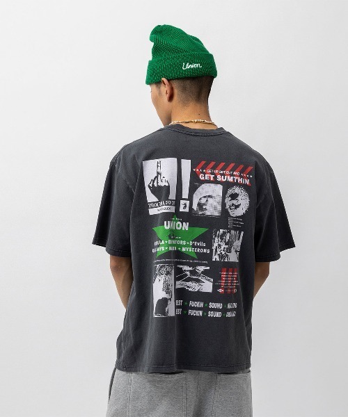 UNION(UNION TOKYO)(ユニオン)の「UNION TOKYO EXCLAMED TEE ユニオントーキョー Tシャツ(Tシャツ/カットソー・メンズ・ブラック/ホワイト・XXL/XL/L/M/S)」の2枚目の写真