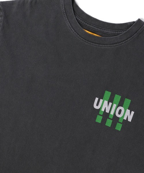 UNION(UNION TOKYO)(ユニオン)の「UNION TOKYO EXCLAMED TEE ユニオントーキョー Tシャツ(Tシャツ/カットソー・メンズ・ブラック/ホワイト・XXL/XL/L/M/S)」の7枚目の写真