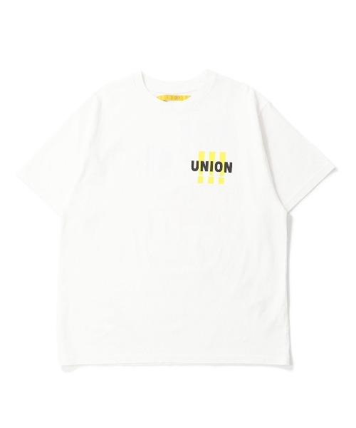 UNION(UNION TOKYO)(ユニオン)の「UNION TOKYO EXCLAMED TEE ユニオントーキョー Tシャツ(Tシャツ/カットソー・メンズ・ブラック/ホワイト・XXL/XL/L/M/S)」の3枚目の写真
