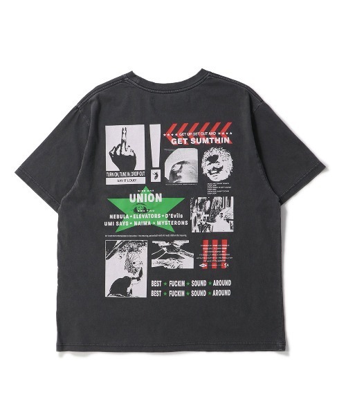UNION(UNION TOKYO)(ユニオン)の「UNION TOKYO EXCLAMED TEE ユニオントーキョー Tシャツ(Tシャツ/カットソー・メンズ・ブラック/ホワイト・XXL/XL/L/M/S)」の12枚目の写真
