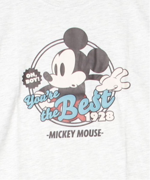 Disney(ディズニー)の「【DISNEY/ディズニー】ミッキーマウス プリント半袖Tシャツ(WIDEシルエット)(Tシャツ/カットソー・レディース・レッド/イエロー/ネイビー/オートミール・LARGE/MEDIUM)」の14枚目の写真