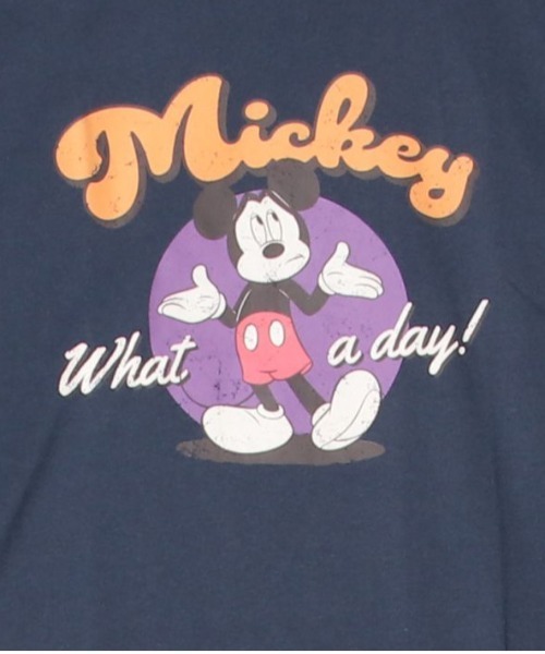 Disney(ディズニー)の「【DISNEY/ディズニー】ミッキーマウス プリント半袖Tシャツ(WIDEシルエット)(Tシャツ/カットソー・レディース・レッド/イエロー/ネイビー/オートミール・LARGE/MEDIUM)」の16枚目の写真