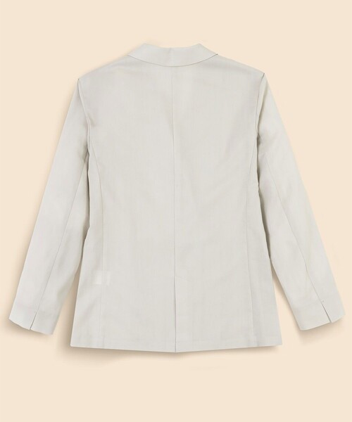 BROOKS BROTHERS(ブルックスブラザーズ)の「コットンボイル ダブル4ボタン リラックスフィット ジャケット(テーラードジャケット・レディース・ブラック/ベージュ・X-SMALL/SMALL/LARGE/MEDIUM)」の8枚目の写真