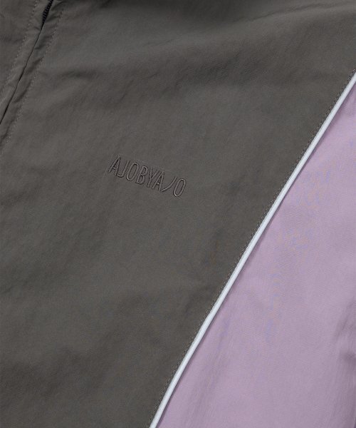 AJOBYAJO（アジョバイアジョ）の「Multi Color Nylon Windbreaker [PINK]（ナイロンジャケット・レディース・その他・XL/L）」の3枚目の写真