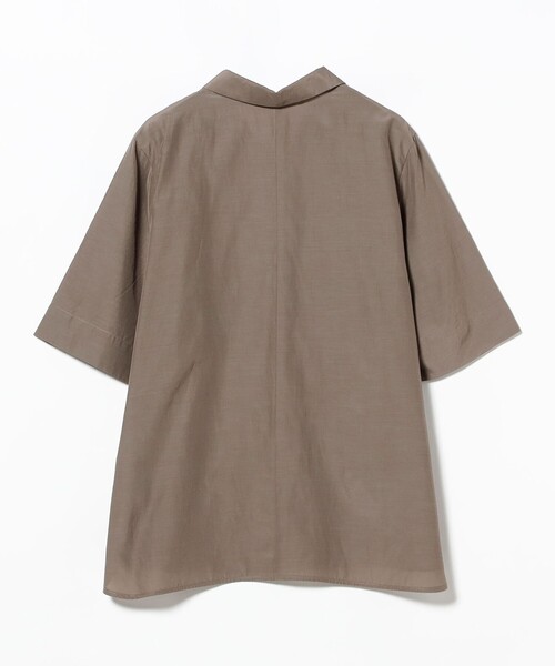 Demi-Luxe BEAMS(デミルクス ビームス)の「コットン アセテート オーバーシャツ(シャツ/ブラウス・レディース・ベージュ/ブラウン系その他4/ライトブラウン・ONE SIZE)」の21枚目の写真