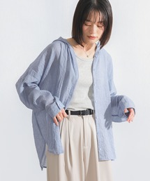 n'OrLABEL（ノアールレーベル）の「【機能素材】『シアーフードシャツ』（シャツ/ブラウス）」