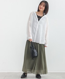 osharewalker（オシャレウォーカー）の「【機能素材】『シアーフードシャツ』（シャツ/ブラウス）」