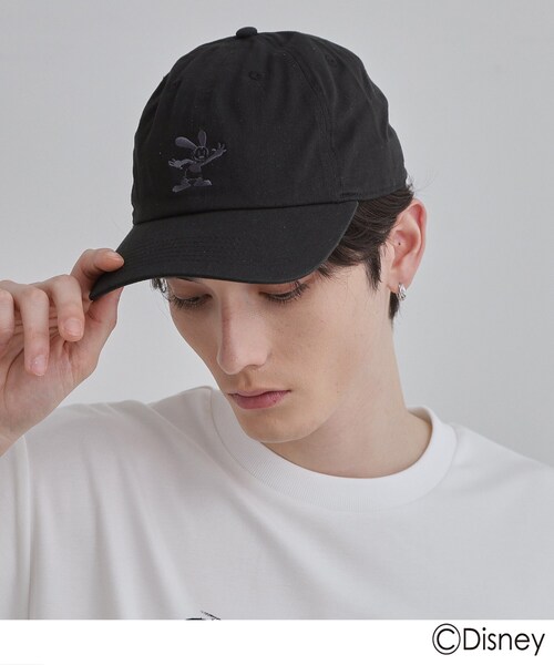 Disney（ディズニー）の「Disney capsule collection「オズワルド・ザ・ラッキー・ラビット」キャップ（キャップ・メンズ・グレー系その他/ブラック系・00）」の10枚目の写真