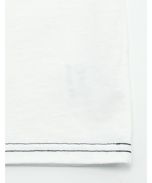 Little sunny bite(リトルサニーバイト)の「【8】【it】【Little sunny bite】lovely big tee(Tシャツ/カットソー・レディース・ホワイト/ブラック/ピンク×イエロー・SMALL/MEDIUM)」の10枚目の写真