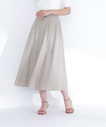 NATURAL BEAUTY BASIC | リネンブレンドフレアスカート(スカート)