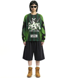 REBRENNER（リブレンナー）の「トレードワイドフィットツーピンタックショートパンツブラック（スウェットパンツ）」