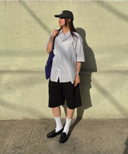 REBRENNER(リブレンナー)の「トレードワイドフィットツーピンタックショートパンツブラック(スウェットパンツ・レディース・その他・MEDIUM/LARGE/X-LARGE/2XL)」の17枚目の写真