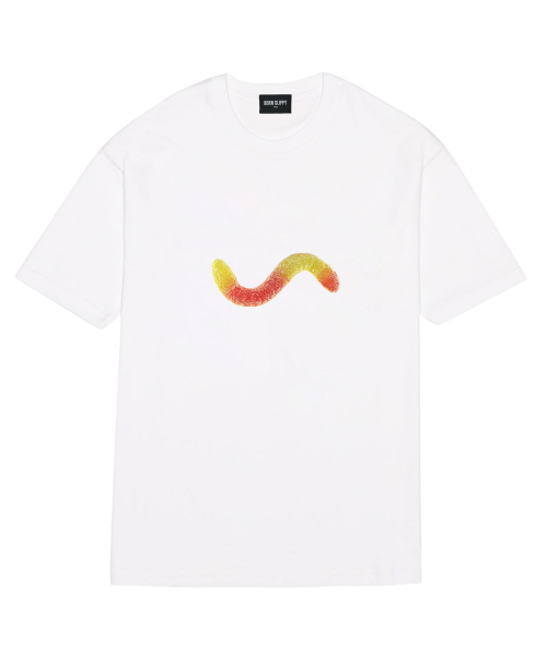 BORN SLIPPY(ボーンスリッピー)の「Gummy Sugar Worm T-shirt (White)(Tシャツ/カットソー・レディース・その他・FREE)」の1枚目の写真
