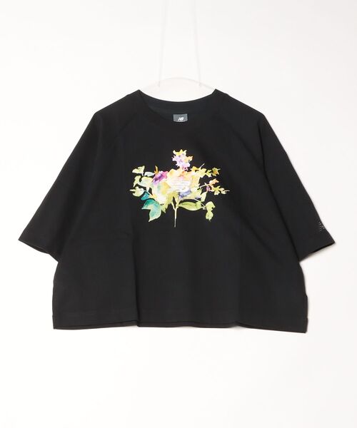 NEW BALANCE（ニューバランス）の「ニューバランス New Balance ウォーターカラーマルチボクシーTシャツ（Tシャツ/カットソー・レディース・ホワイト/ブラック・S/M/L/XL）」の14枚目の写真