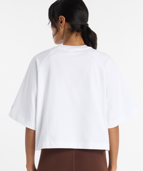 NEW BALANCE（ニューバランス）の「ニューバランス New Balance ウォーターカラーマルチボクシーTシャツ（Tシャツ/カットソー・レディース・ホワイト/ブラック・S/M/L/XL）」の4枚目の写真