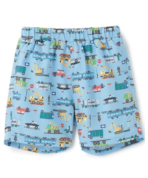 kladskap(クレードスコープ)の「【SWIM】乗り物柄スイムパンツ【UVカット】(水着・キッズ・サックスブルー・S(90-100cm)/M(105-115cm)/L(120-130cm))」の7枚目の写真
