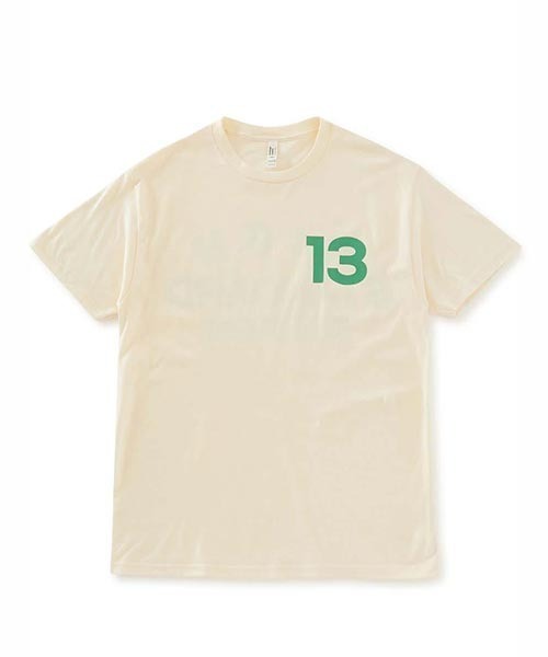 HIGH! STANDARD(ハイスタンダード)の「13 STANDARD STATION ショートスリーブTシャツ(Tシャツ/カットソー・メンズ・クリーム/チャコール/ネイビー/ブラック/ホワイト・L/XL/S/M)」の4枚目の写真