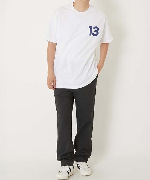 HIGH! STANDARD(ハイスタンダード)の「13 STANDARD STATION ショートスリーブTシャツ(Tシャツ/カットソー・メンズ・クリーム/チャコール/ネイビー/ブラック/ホワイト・L/XL/S/M)」の6枚目の写真