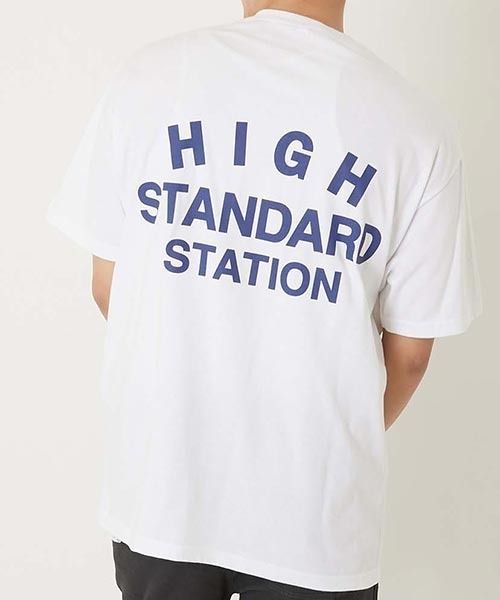 HIGH! STANDARD(ハイスタンダード)の「13 STANDARD STATION ショートスリーブTシャツ(Tシャツ/カットソー・メンズ・クリーム/チャコール/ネイビー/ブラック/ホワイト・L/XL/S/M)」の7枚目の写真