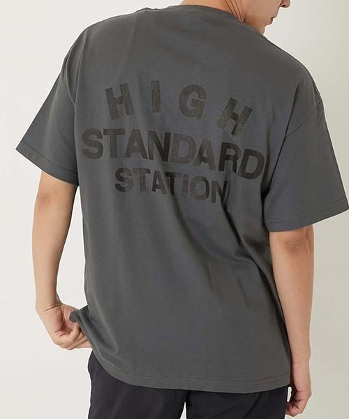 HIGH! STANDARD(ハイスタンダード)の「13 STANDARD STATION ショートスリーブTシャツ(Tシャツ/カットソー・メンズ・クリーム/チャコール/ネイビー/ブラック/ホワイト・L/XL/S/M)」の11枚目の写真