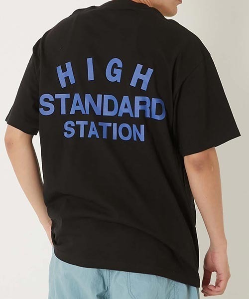HIGH! STANDARD(ハイスタンダード)の「13 STANDARD STATION ショートスリーブTシャツ(Tシャツ/カットソー・メンズ・クリーム/チャコール/ネイビー/ブラック/ホワイト・L/XL/S/M)」の9枚目の写真